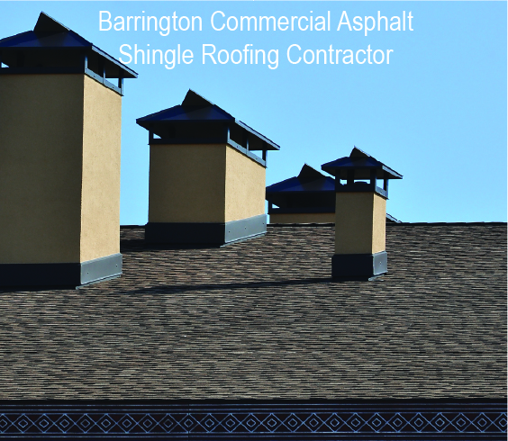 Barrington commercial asphalt shingle roof replacement for commercial property