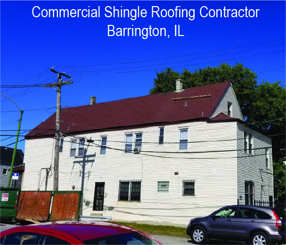 Commercial shingle roof for local commercial property in Barrington IL