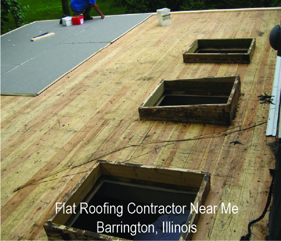 Flat Roof for barrington home in progress